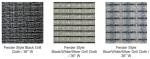 Cabinet Grill Cloth Red/Black/Silver Weave with Gold Accent grill cloth fabric