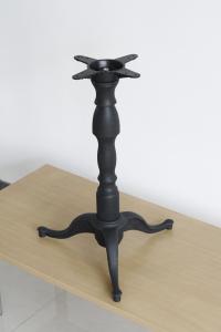 Quality Fancy Restaurant Table Bases Metal Furniture Accessories Powder Coat Finish wholesale