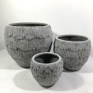 Quality Customed Fiber Cement Garden Pots Frost Resistant For Garden Space wholesale