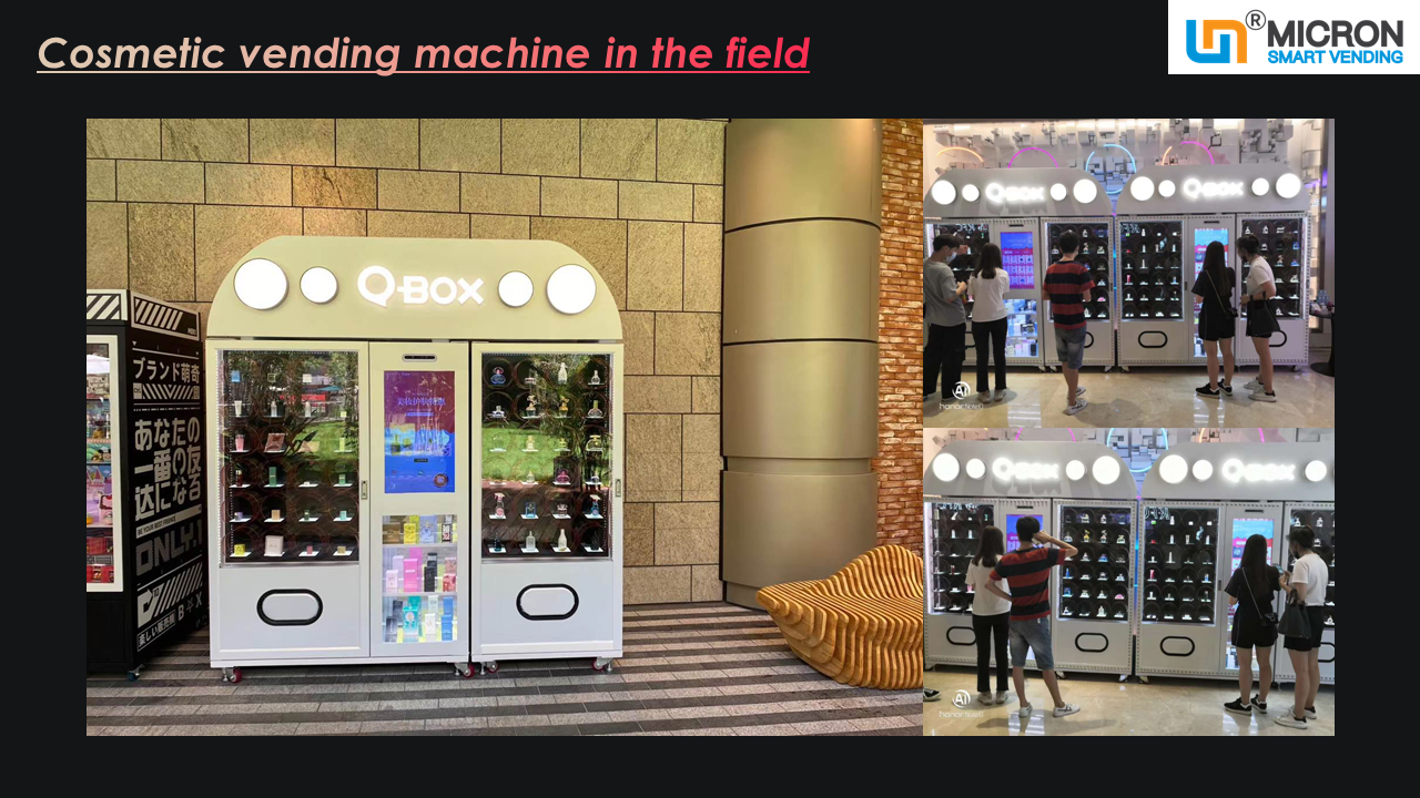 Cosmetic Jewelry Hair Product Smart Vending Machine With Display Rack