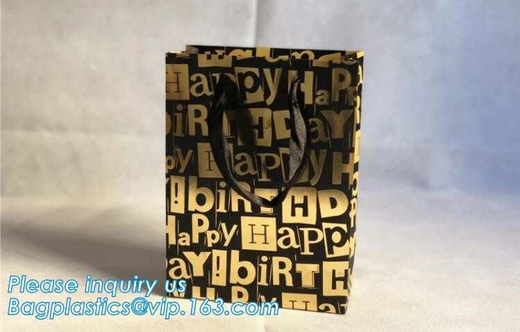 Laudry kraft bags, clothes bags, pack Recycled brown kraft paper bag twisted handles shopping packaging kraft paper bag