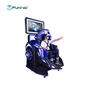 Quality Metal 1 seat 360 Degree Rotation 9D Virtual Reality Flight Simulator wholesale