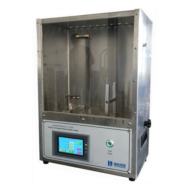 45 Degrees Flame Retardant Performance Testing Equipment For Textile With SUS