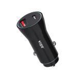 Black White High Output LG16 Lightning Cable Car Charger