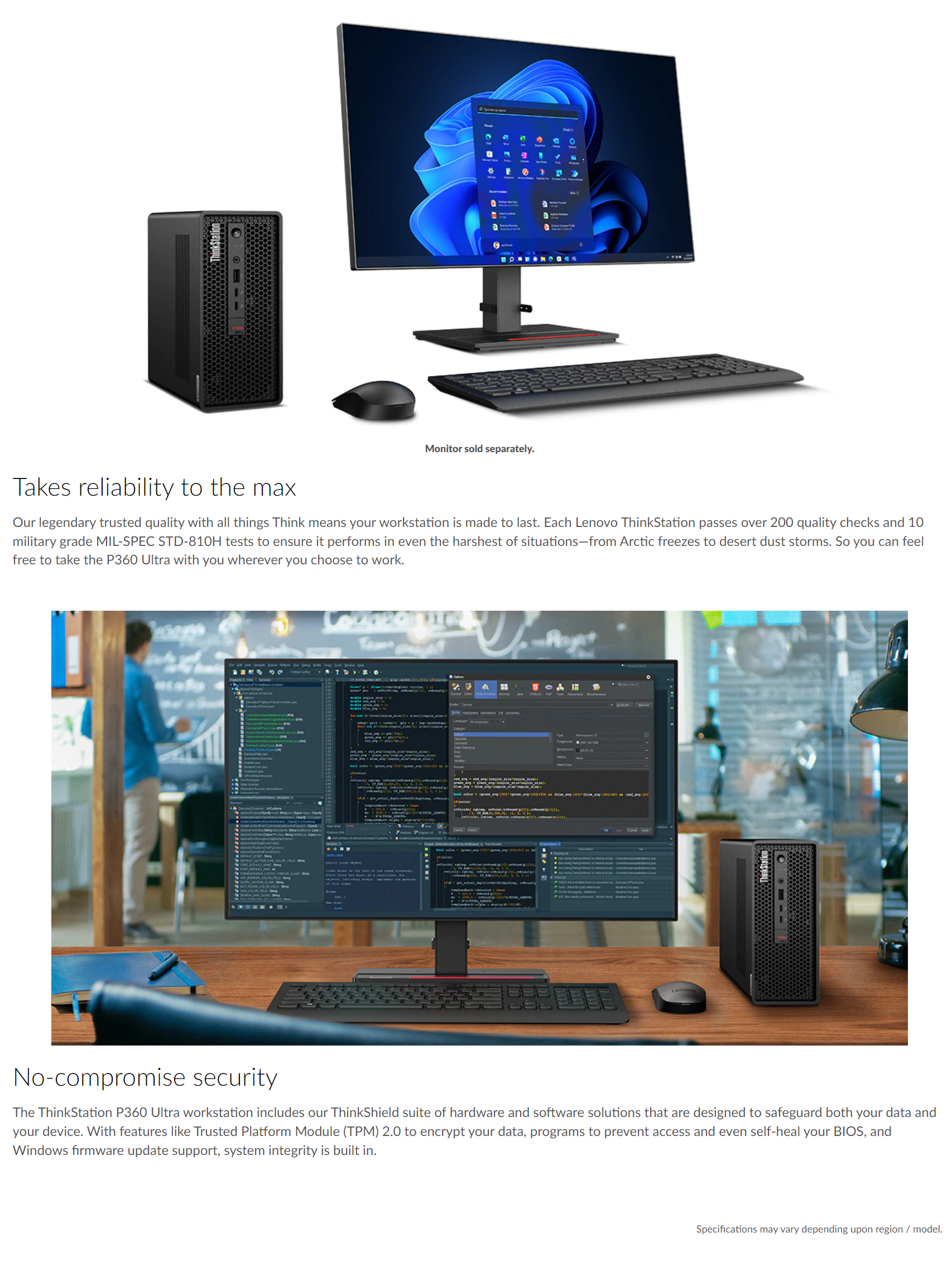 Lenovo Thinkstation P360 Ultra I5-12500 Tower Workstation