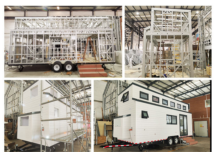 Prefab Trailer House Tiny House On Wheels Hot Selling Mobile Home