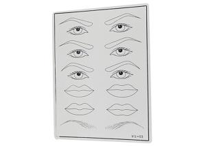 Quality Microblading Eyes / Eyebrows / Lips Mixed 3D Tattoo Practice Skin Training Supply wholesale