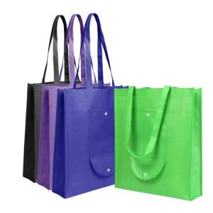 Quality Printed 80gsm TNT 35x12x40cm Foldable Non Woven Bag wholesale
