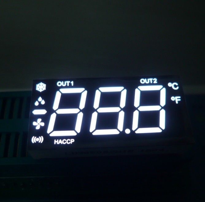 Ultra Red / Yellow Numeric LED Display 0.5 inch for Refrigerator Control