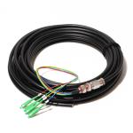 24 Core 36 Core Armoured Fiber Optic Cable , Outdoor Waterproof Pigtail Patch
