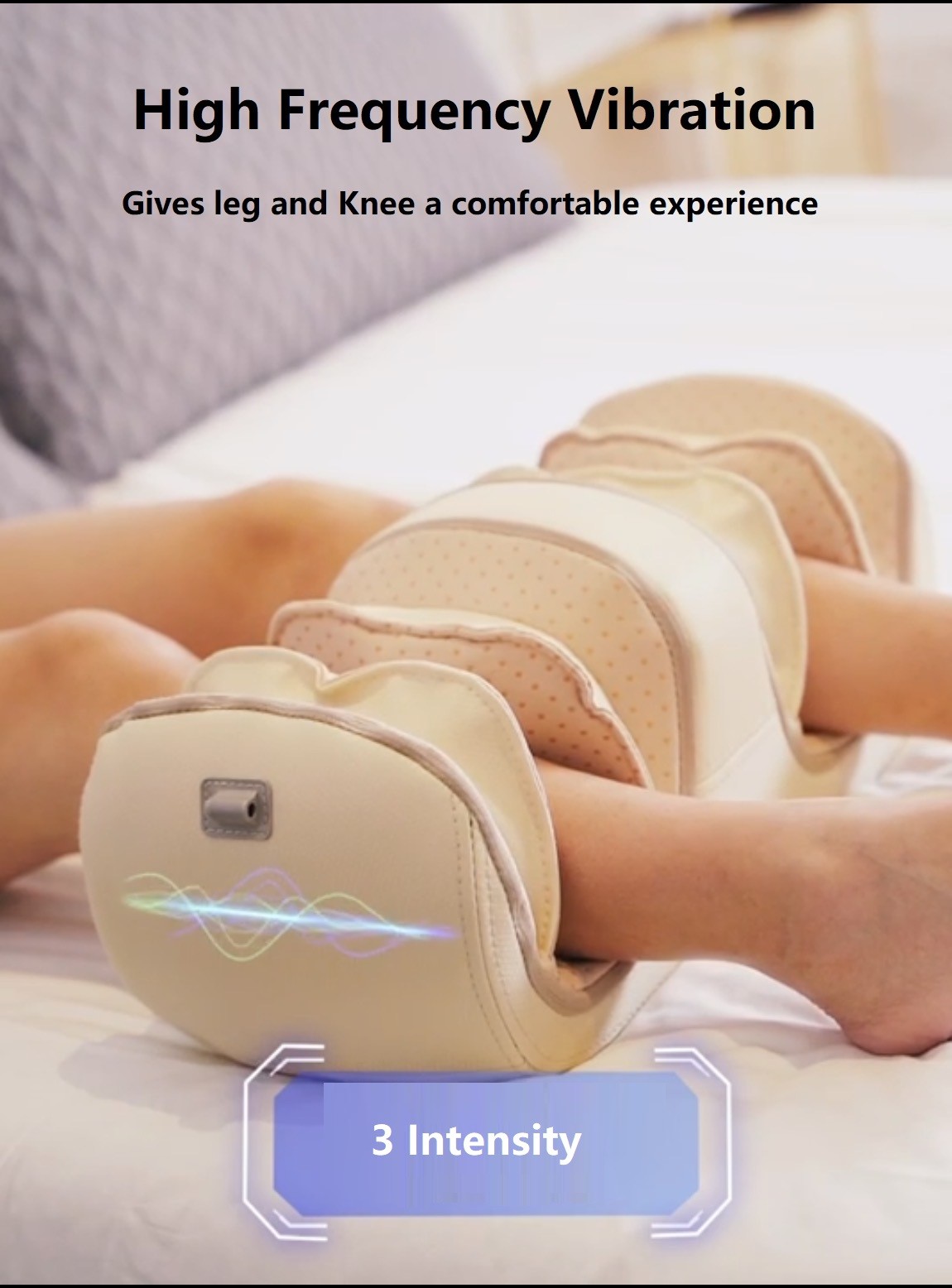 Smart Compression Knee Massager Therapy 2200mAh Heated Massager For Joint Pain