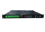 8 Port 1550 Catv Edfa Fiber Optic Amplifier 19dbm 2 Power Supply 1U Rack