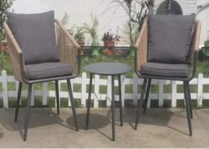 Quality KD Aluminum Garden Rattan Set Chair And Table Set wholesale
