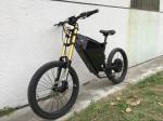 High Speed 1500w Full Suspension Powerful Electric Bike Steel Frame For