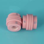 Insulated textile parts of ceramic wire feeding wheel