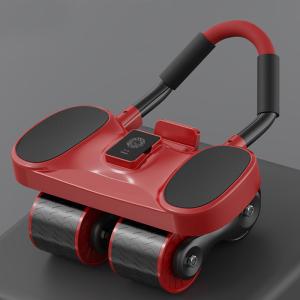 Quality JF6 Abdominal Training Wheel Healthy Belly Wheel Automatic Rebound Male And Female Abdominal Rollers wholesale