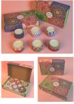 60mm Vegan Soy Candles , Handmade Long Lasting Smelling Candles Persimmon