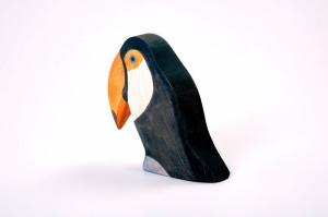 Quality Crack Resistant Handmade Wooden Animals Wood Bird Figurine Art Statue wholesale
