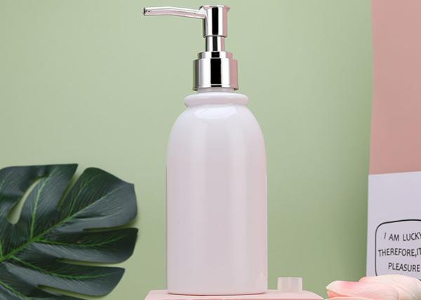 Cheap 300ml Refillable PET Pump Bottles For Shampoo Lotions Cream for sale