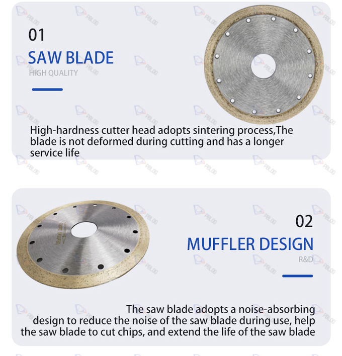 Round 150mm Diamond Saw Blade For Glass / Ceramics And Stone