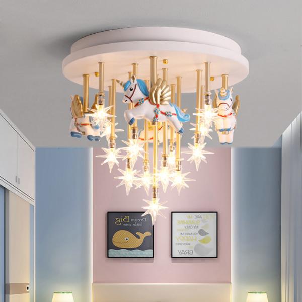 Nnicorn Shape Led Cute Bedroom Lights For Girls Baby Room Light For Kids Room