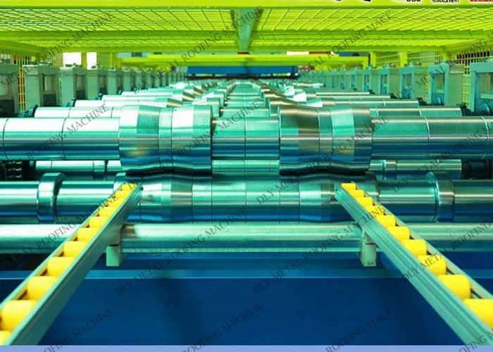 TR35 Trapezoidal Sheet Roll Forming Machine 7.5m Color Steel Roll Forming Equipment