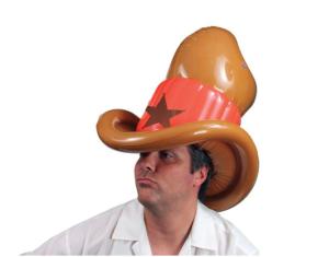 Quality Giant Carnival Party Inflatable Cowboy Hat wholesale