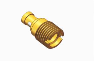 Quality SMP Male Brass Bulkhead RF Connector Limited Detent And Available In Bulk wholesale