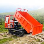 Hydraulic Small Crawler Dumper Truck 6 Tons Weichai Jiaxin Portable Multifunctio