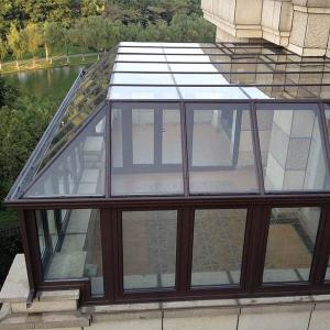 Quality Residential Aluminum Sun Room Free Standing For Winter Garden / Glass House wholesale