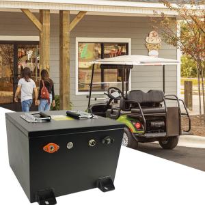 Quality 48V Golf Cart LiFePO4 Lithium Ion Battery 100Ah Fast Charging With Intelligent BMS wholesale