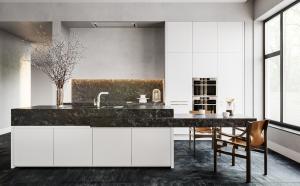 Quality Modern Italian Kitchen Cabinet U Shape High End Glossy Luxury Kitchen Cabinets wholesale