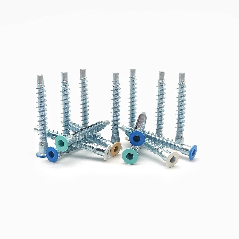 Countersunk Hexagon Cross-Thread Screws Furniture Self-Tapping Straight-Trimming Wood Teeth