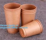 100% Biodegradable Disposable PLA Coated Coffee Paper Cup,9oz hot coffee paper
