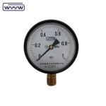 good price black steel case bourdon tube 100mm pressure gauge ms case brass