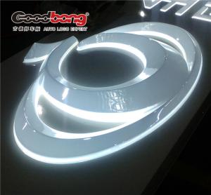 Quality steel auto light logo letter signage wholesale