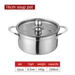 Factory Price Silver Kitchenware Soup Pot Double-flavor Cooking Pot Mini Hotpots