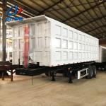 3 Axle 40 ton Heavy Duty Semi-Trailer 50 Cubic Meter Tipper Rear U Shape Dump