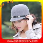 9310992 Sun Accessory customized winner fashion 100% wool felt cadet newsboy