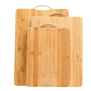 Quality Antibacterial Bamboo Butcher Block Cutting Board With Handle 650g 700g 800g wholesale