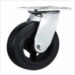 4 inch heavy duty rubber wheels iron casters rubber caster