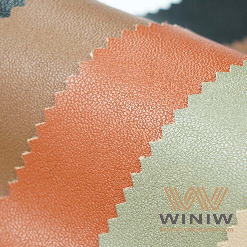 Smooth Leather and Water-resist PVC Leather Cloth for Upholstery Clothing Coated with a Protective Layer