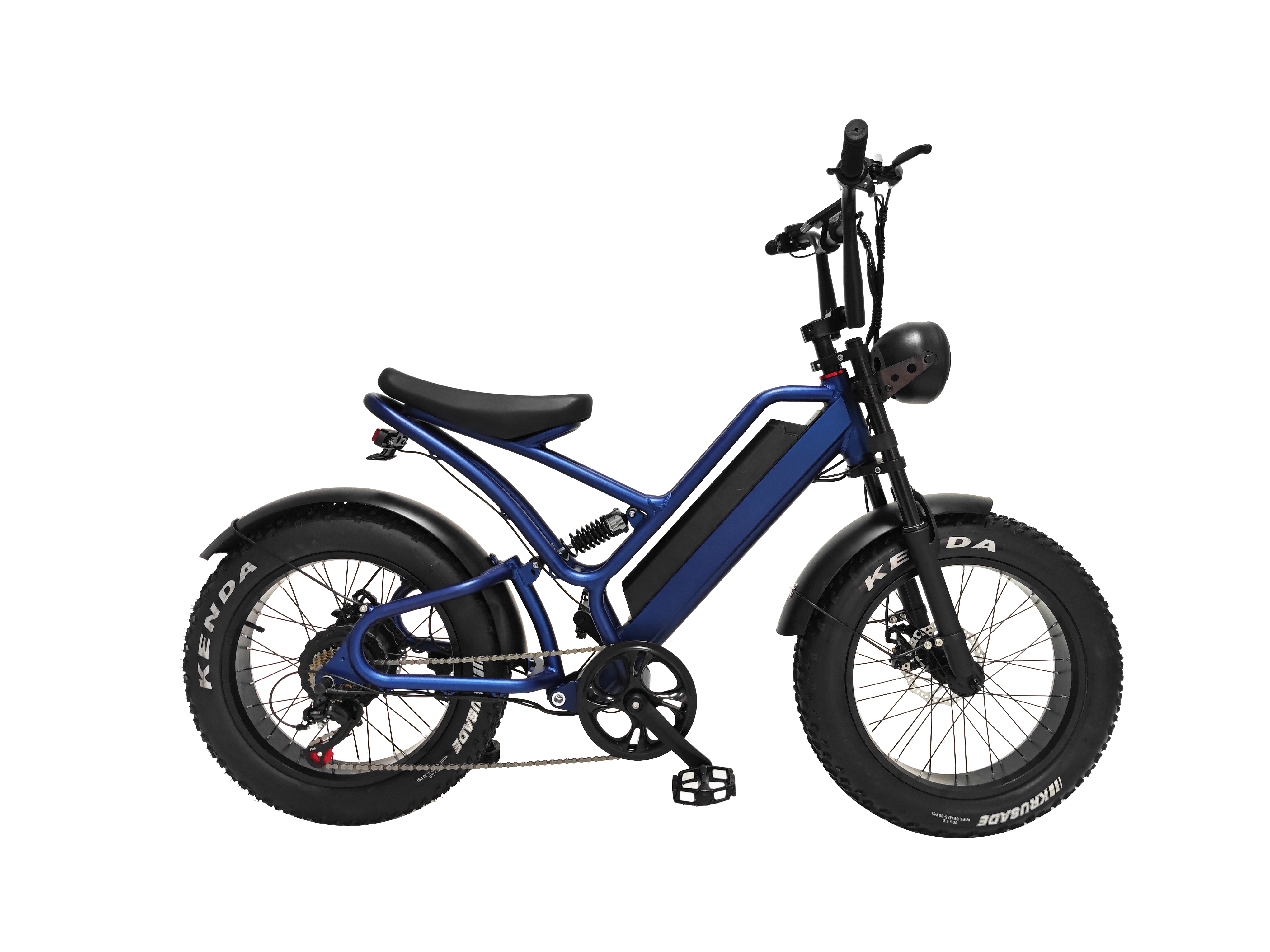 Mechanical Disc Brake Electric Bike 48v 500w Motor Ebike 2 Wheel 20 Inch Fat Tire