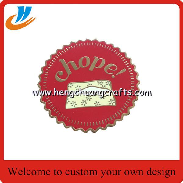 Hot sale fridge magnet for enamel 2017 new design fridge metal magnet