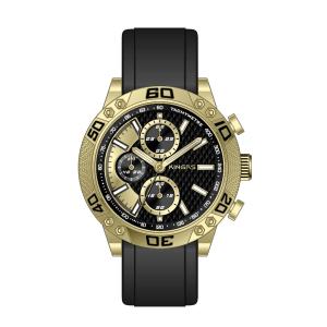Quality 3ATM Men Silicone Strap Watches With Eco - friendly Rubber Strap wholesale