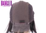 Glueless Straight Human Hair Lace Front Wigs 13*6 Pixie Wig Natural Color