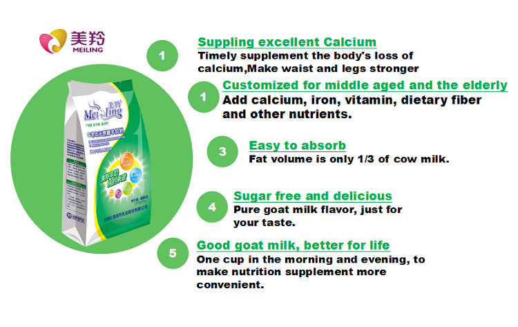 Fresh Sugar Free High Calcium 800g Elderly Milk Powder