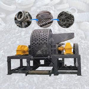 Quality Recycle Truck Tyre Shredder 2t/D-3t/D Tire Shredding Equipment wholesale