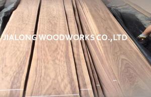 Quality Crown Cut Natural Sliced Veneer Sheet Interior decorative , Black Walnut Wood wholesale