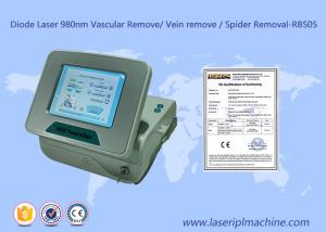 Quality 980 Nm Skin Tightening Machine / Diode Laser Vascular Spider Removal Device wholesale